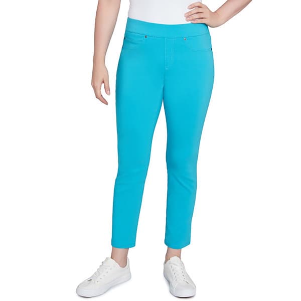 Womens Skye''s The Limit Lavender Sky Pull On Slimming Capris - image 