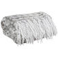 Mountain Ridge Clean Nordic Fringe Popcorn Throw - image 1