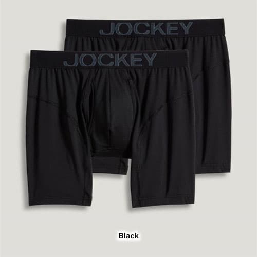 Mens Jockey® 2pk. Athletic RapidCool Performance Boxer Briefs