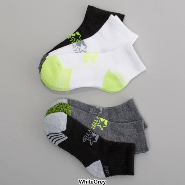 Boys (8-20) Starter® 6pk. Quarter Half Cushion Socks - image 