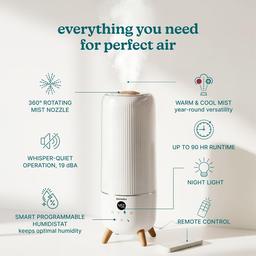 HoMedics 2.0 gallon warm/cool mist humidifier