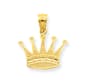 Gold Classics&#40;tm&#41; 14kt. Gold Crown Pendant - image 1