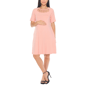 Plus Size White Mark Crisscross Neckline Maternity Dress w/Pocket - image 1