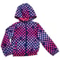Toddler Girl Pink Platinum Ombre Checker Light Weight Jacket - image 1