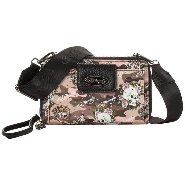 Womens Ed Hardy Ella Camo Wallet on a String - image 