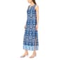 Womens MSK Sleeveless 3 O-Ring Damask Maxi Dress - image 3