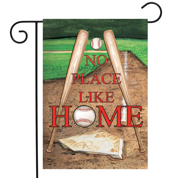Briarwood Lane No Place Like Home Baseball Garden Flag - image 