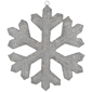 Northlight Lighted Tinsel Snowflake Christmas Window Decoration - image 2