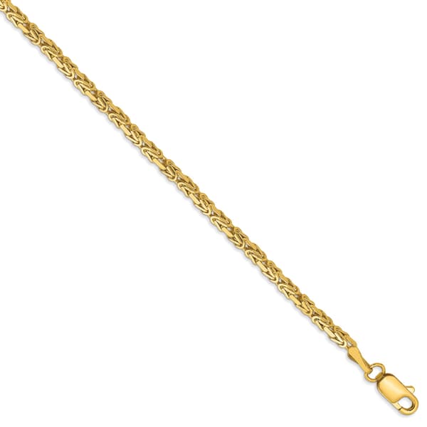 Gold Classics(tm) 2mm. 14kt. Gold Byzantine Chain Bracelet