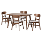 Baxton Studio Fremont Wood 5pc. Dining Set - image 1