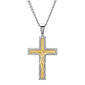 Mens Gentlemen's Classics&#40;tm&#41; Two-Tone Crucifix Pendant - image 1