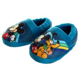 Little Boys Disney Mickey Mouse Dual Sizes Slippers