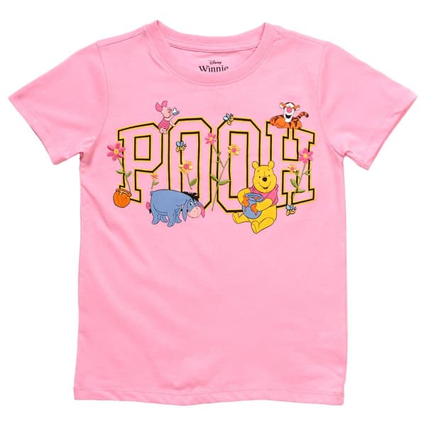 Girls (7-16) Disney Short Sleeve Winne the Pooh Character Tee