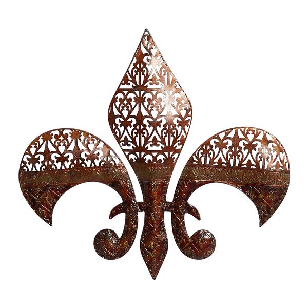 9th & Pike(R) Fleur De Lis Pierced Wall Decor - image 