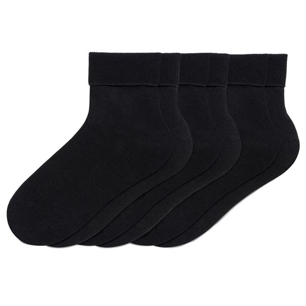 Womens HUE(R) 3pk. Bobby Mid Crew Socks - image 