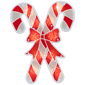 Northlight Candy Cane Christmas Window Silhouette - image 2