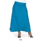 Plus Size 24/7 Comfort Apparel Foldover Waist A-Line Maxi Skirt - image 9