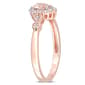 Gemstone Classics&#8482; 18kt. Rose Gold Morganite Heart Ring - image 3