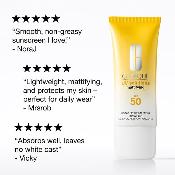 Clinique UV Solutions Mattifying Sunscreen with Salicylic Acid
