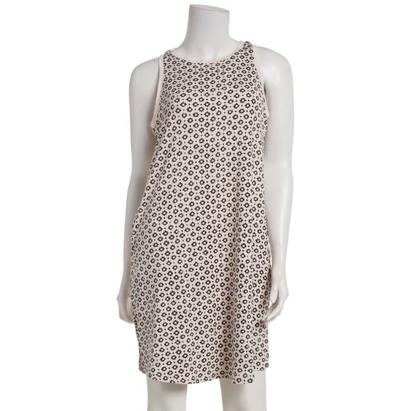 Womens Nicole Miller Peached Stamped Sun Geo Nightgown