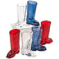 Home Essentials Red/Clear/Blue Boot Shot Glass Set of 6 - image 1