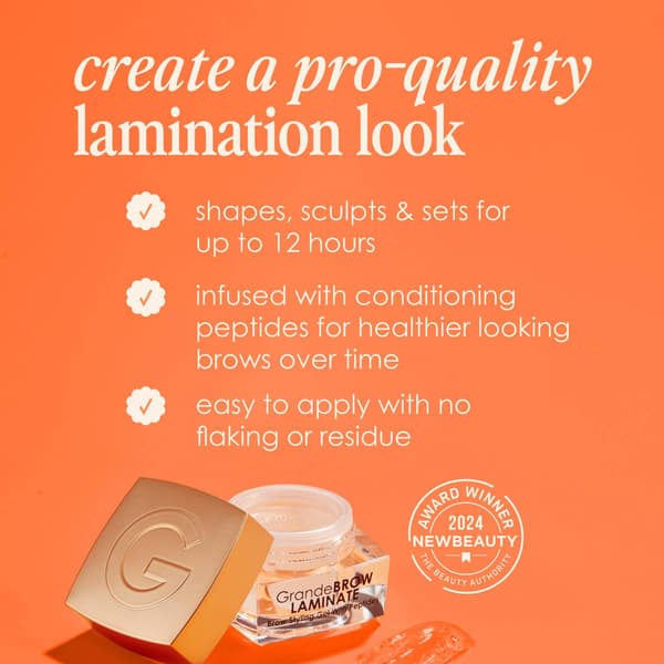 Grande Cosmetics GrandeBrow LAMINATE Brow Styling Gel w/ Peptides