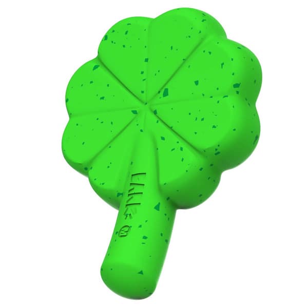 Bark Box Bark Sc Fur Leaf Clover Dog Toy - image 