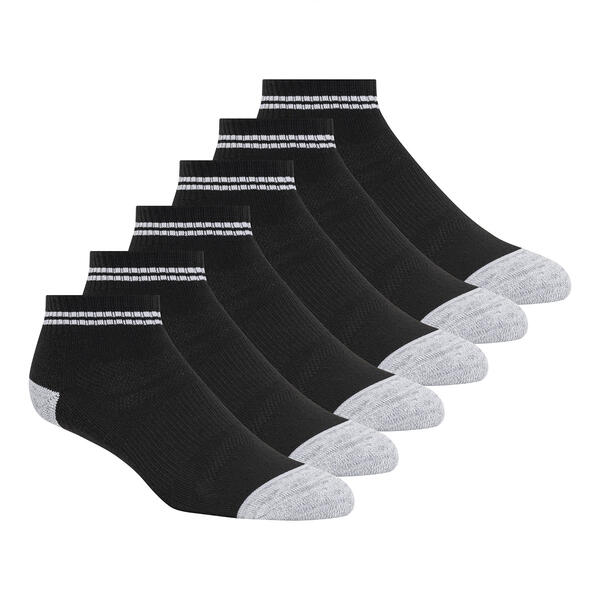 Womens Skechers 6pk. Active Quarter Crew Terry Socks - image 
