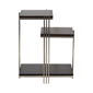 Sagebrook Home Metal & Mango Wood Three-Tier Accent Table - image 4