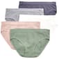 Womens Laura Ashley® 5pk Brief Panties LS6807-5PKH - image 1