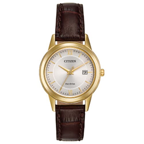 Womens Citizen&#40;R&#41; Brown Strap Stainless Steel Watch - FE1082-05A - image 