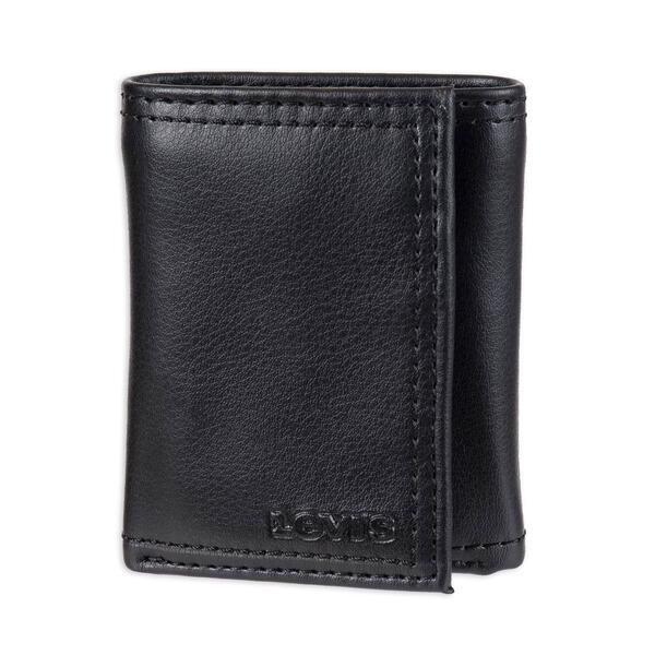Mens Levis&#40;R&#41; RFID Trifold Wallet with Interior Zipper - image 