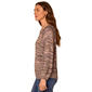 Petite Democracy 3/4 Blouson Sleeve Space Dye Sweater - image 3