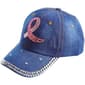 Womens Madd Hatter Breast Cancer Denim Baseball Cap - image 1