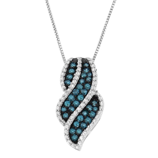 Radiant Rainbow&#8482; Blue Diamond Jewelry 3pc. Set