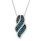 Radiant Rainbow&#8482; Blue Diamond Jewelry 3pc. Set - image 3