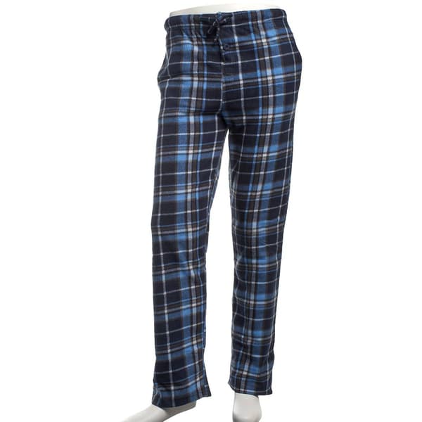Mens Architect(R) Plaid Rolled Pajama Pants - Navy/White - image 