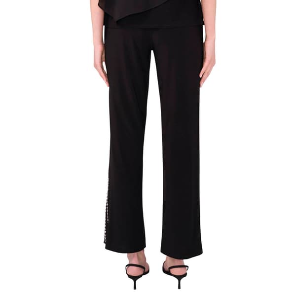 Womens MSK Straight Leg Bead Trim Pants