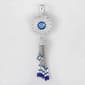 Wearable Art Silver-Tone & Blue Crystal Tassel Enhancer - image 1