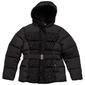 Girls (7-16) Rothschild Flocked Leopard Belted Puffer Coat - image 1