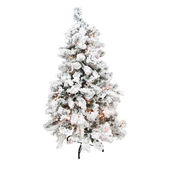 Northlight 3ft. Heavily Flocked Pine Artificial Christmas Tree - image 