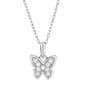 Nova Star(tm) 1/10ctw. Lab Grown Diamond Butterfly Pendant - image 1