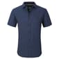 Mens Tom Baine Short Sleeve Slim Fit Dot Dress Shirt - Navy - image 1