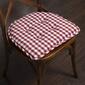 Sweet Home Collection Checkered Memory Foam Chair Pad - image 2