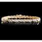 Gianni Argento Gold Plated & 1/4ctw. Diamond Bracelet - image 1