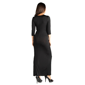 Womens 24/7 Comfort Apparel V-Neck Slit Maternity Maxi Dress - image 3