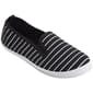 Womens Ashley Blue Stripe Twin Gore Flats - image 1