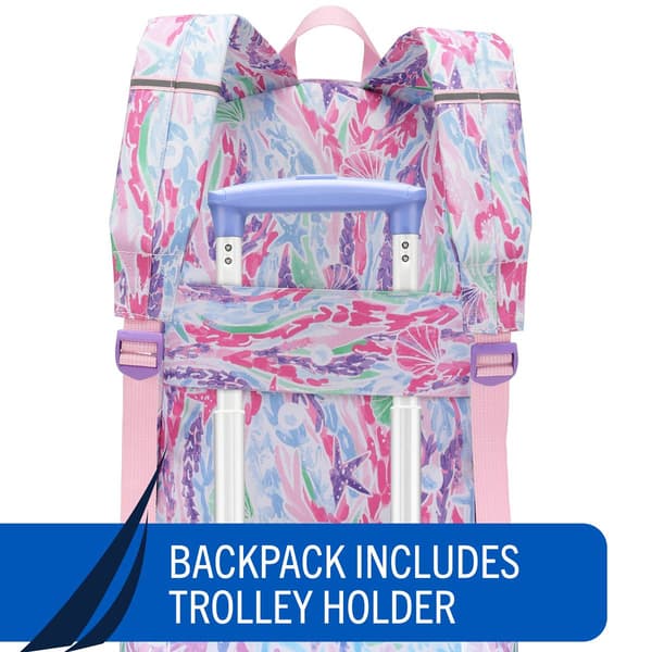 Nautica Adventure 5pc. Kids Pastel Shell Luggage Set
