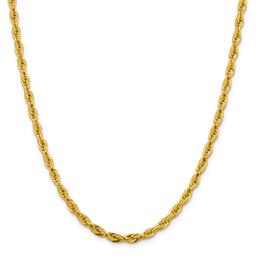 Gold Classics(tm) 4.75mm. 14k Semi Solid Rope Chain Necklace