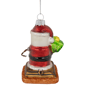 Northlight "I Believe In Santa" Smore Glass Christmas Ornament - image 4